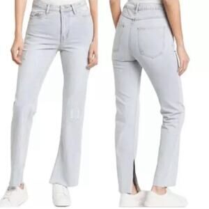 Avec Les Filles Split Hem Flare Jean Size 27